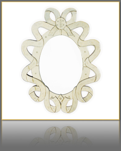 Ribbon and Bow Mirror Ribbon and Bow Mirror